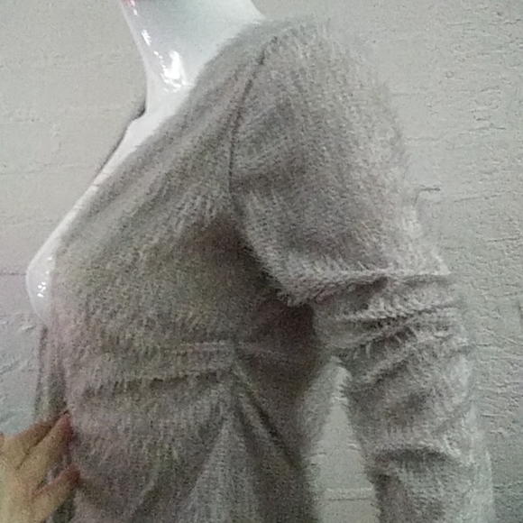 Brand NWOT Sweater, Pull on, Wrap Med Black - Picture 5 of 8